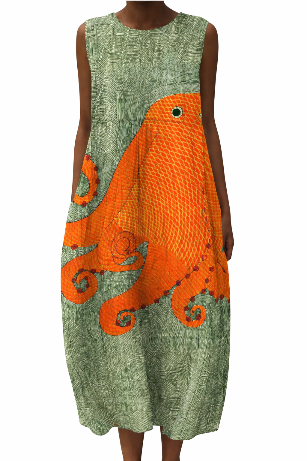 Tess | Oceanic Midi Dress