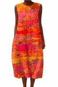Faye| Sunset Midi Dress