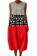 Jane | Colorblock Midi Dress