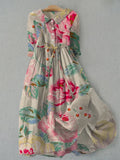 Madeleine | Elegant pastel floral dress