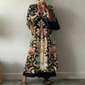 Elegant Dress with Evi Print